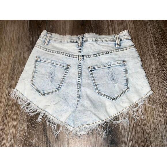 pure hype Women's Stone Washed Shorts - Picture 3 of 8